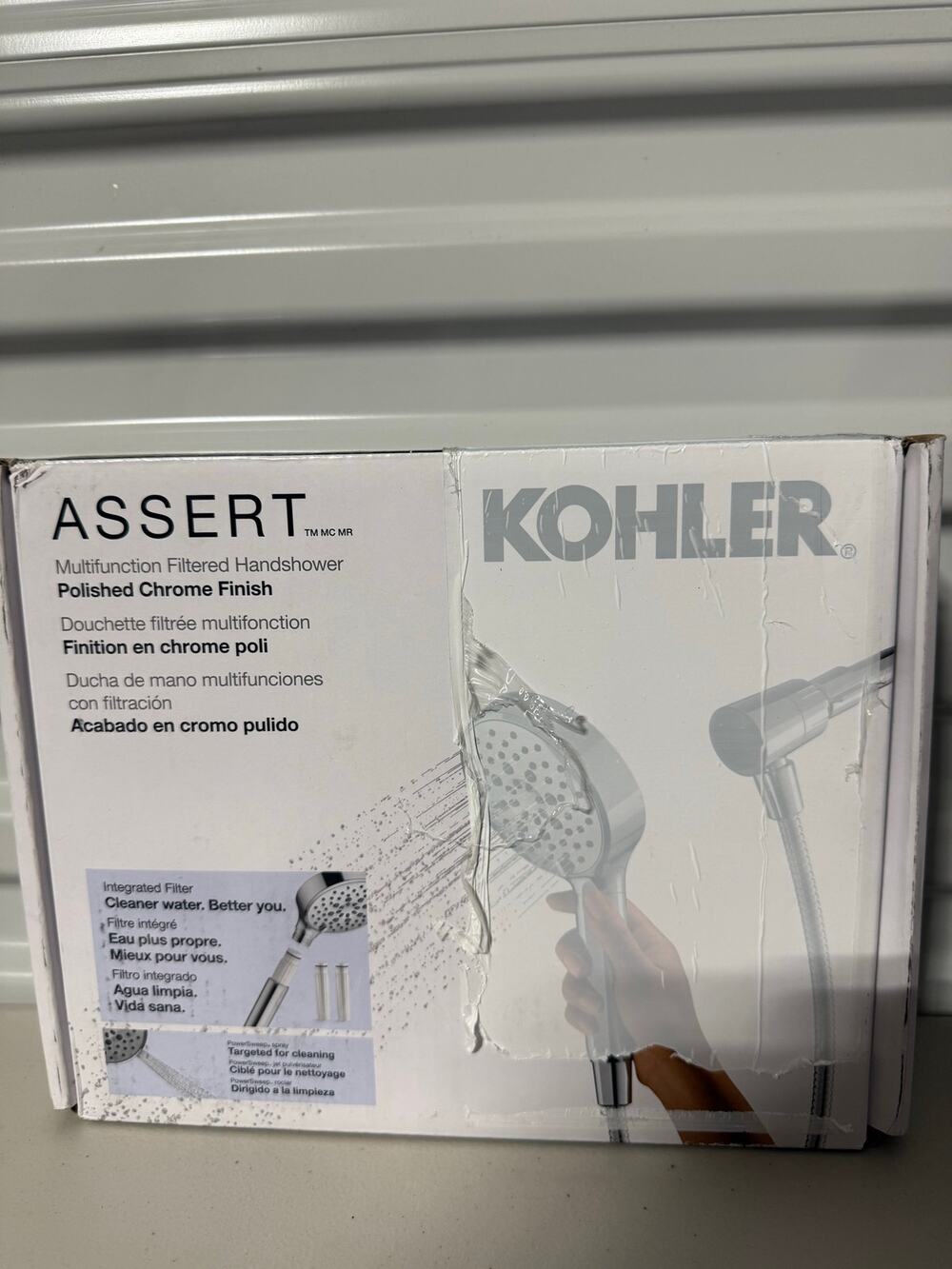 Kohler Assert Filtered Handshower Polished Chrome Finish